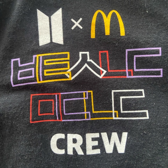 BTS X McDonald’s Crew T-shirt (Unisex S) - Picture 3 of 4